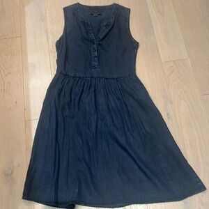 Tommy Hilfiger Dark Chambray Sleeveless Dress